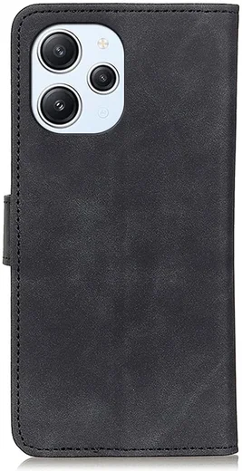 KHAZNEH Xiaomi Redmi 12 Hoesje Retro Wallet Book Case Zwart afbeelding 9