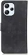 KHAZNEH Xiaomi Redmi 12 Hoesje Retro Wallet Book Case Zwart afbeelding 9