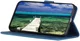 KHAZNEH Motorola Moto G14 Hoesje Retro Wallet Book Case Blauw afbeelding 3