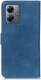 KHAZNEH Motorola Moto G14 Hoesje Retro Wallet Book Case Blauw afbeelding 7