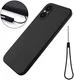 Sony Xperia 5 V Hoesje Siliconen Back Cover Zwart afbeelding 3