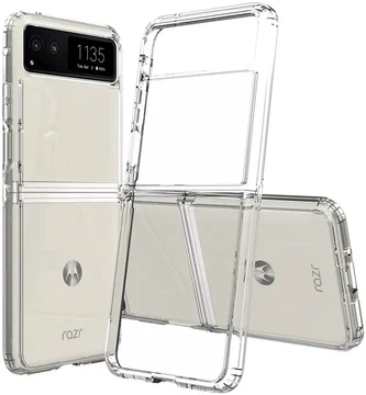 Motorola Razr 40 Hoesje Acryl Back Cover Transparant