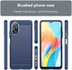 Oppo A18 / A38 Hoesje Geborsteld TPU Flexibele Back Cover Blauw afbeelding 4
