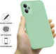Motorola Moto G14 Hoesje Siliconen Back Cover Groen afbeelding 3