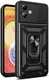 Motorola Moto G14 Hoesje met Camera Slider en Kickstand Ring Zwart afbeelding 1