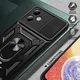 Motorola Moto G14 Hoesje met Camera Slider en Kickstand Ring Zwart afbeelding 5