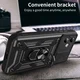 Motorola Moto G14 Hoesje met Camera Slider en Kickstand Ring Zwart afbeelding 6