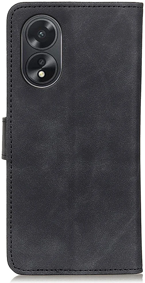 KHAZNEH Oppo A18 / A38 Hoesje Retro Wallet Book Case Zwart afbeelding 8
