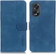 KHAZNEH Oppo A18 / A38 Hoesje Retro Wallet Book Case Blauw afbeelding 2