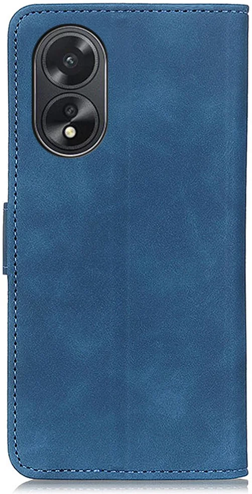 KHAZNEH Oppo A18 / A38 Hoesje Retro Wallet Book Case Blauw afbeelding 8