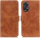 KHAZNEH Oppo A18 / A38 Hoesje Retro Wallet Book Case Bruin afbeelding 2