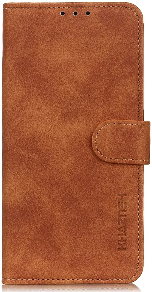 KHAZNEH Oppo A18 / A38 Hoesje Retro Wallet Book Case Bruin afbeelding 7