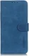 KHAZNEH Motorola Moto G84 Hoesje Retro Wallet Book Case Blauw afbeelding 7