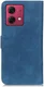 KHAZNEH Motorola Moto G84 Hoesje Retro Wallet Book Case Blauw afbeelding 8