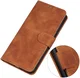KHAZNEH Mototola Moto G84 Hoesje Retro Wallet Book Case Bruin afbeelding 4
