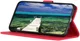 KHAZNEH Motorola Moto G54 Hoesje Retro Wallet Book Case Rood afbeelding 3