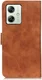 KHAZNEH Motorola Moto G54 Hoesje Retro Wallet Book Case Bruin afbeelding 8