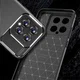 Xiaomi 14 Hoesje Siliconen Carbon TPU Back Cover Zwart afbeelding 2
