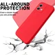 Motorola Moto G84 Hoesje Siliconen Back Cover Rood afbeelding 2