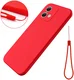 Motorola Moto G84 Hoesje Siliconen Back Cover Rood afbeelding 4