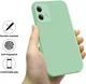 Motorola Moto G84 Hoesje Siliconen Back Cover Groen afbeelding 3
