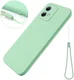 Motorola Moto G84 Hoesje Siliconen Back Cover Groen afbeelding 4