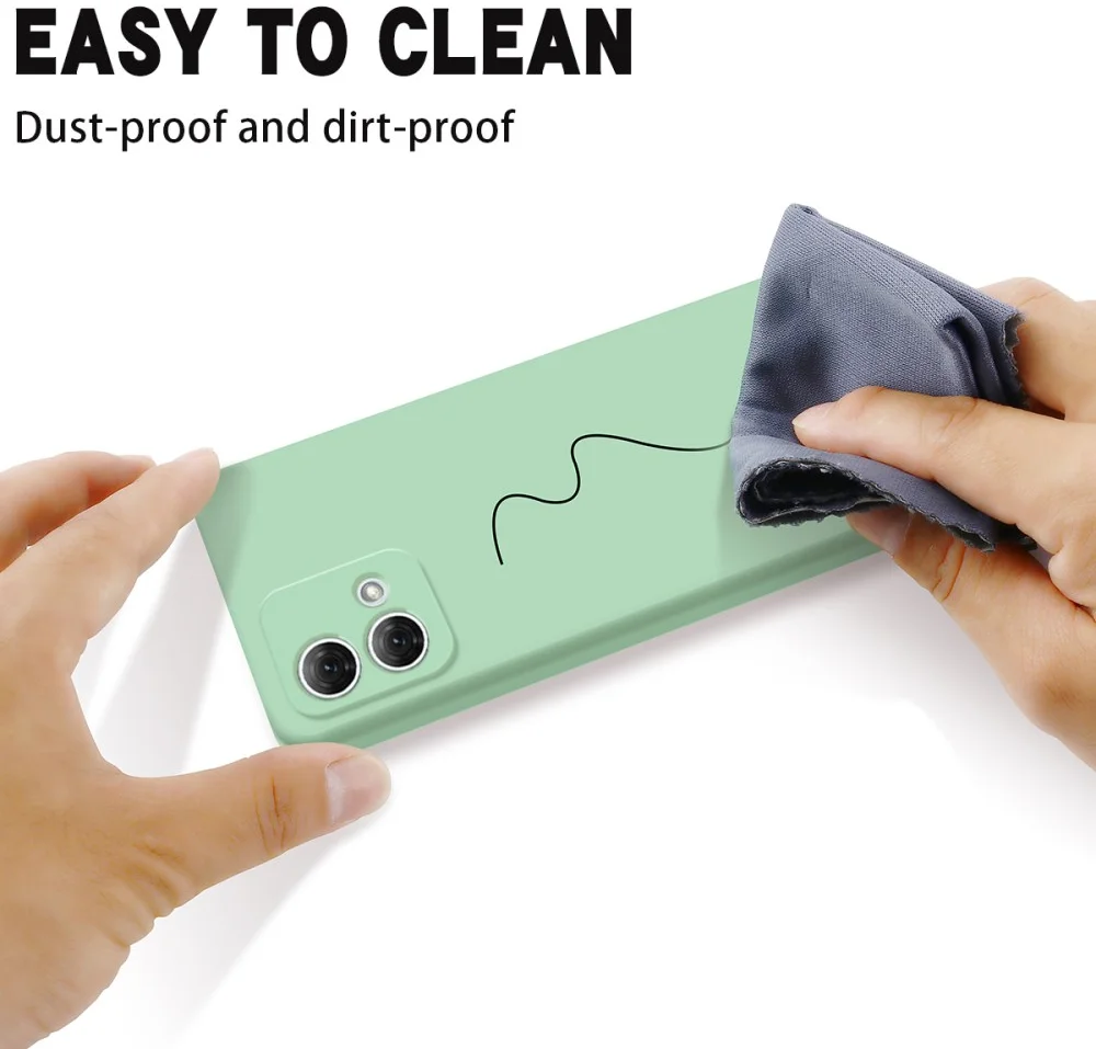 Motorola Moto G84 Hoesje Siliconen Back Cover Groen afbeelding 8