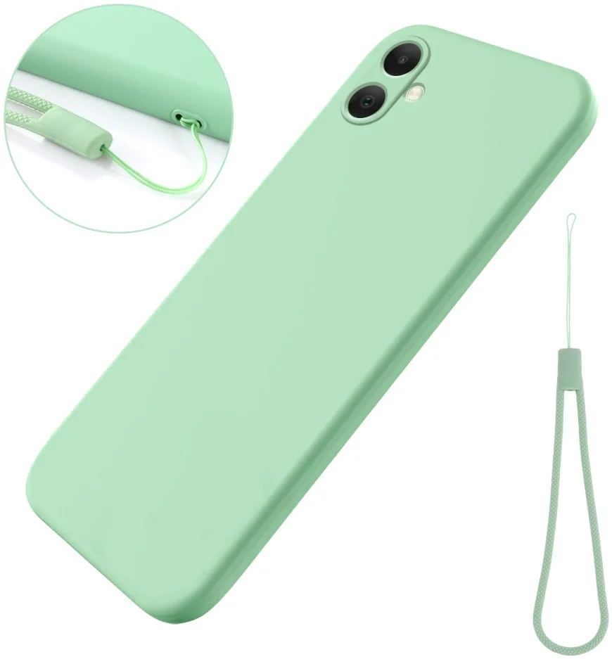 Samsung Galaxy A05 Hoesje Siliconen Back Cover Groen afbeelding 4