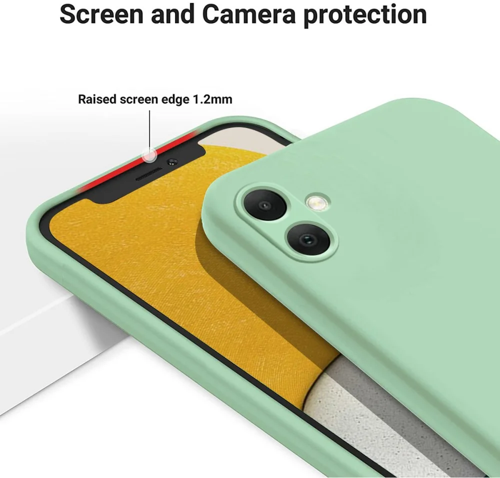 Samsung Galaxy A05 Hoesje Siliconen Back Cover Groen afbeelding 7