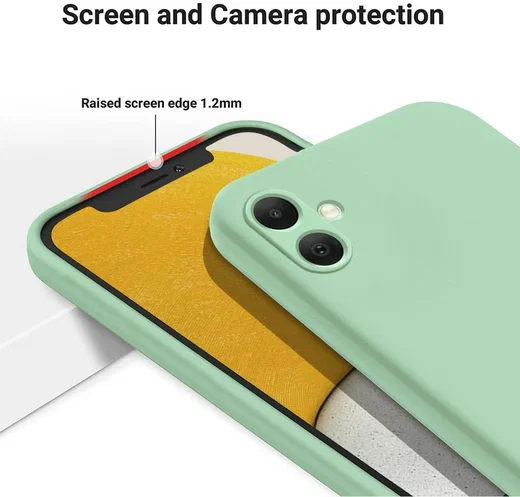 Samsung Galaxy A05 Hoesje Siliconen Back Cover Groen afbeelding 7