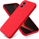 Motorola Moto G54 Hoesje Siliconen Back Cover Rood