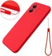 Motorola Moto G54 Hoesje Siliconen Back Cover Rood afbeelding 4