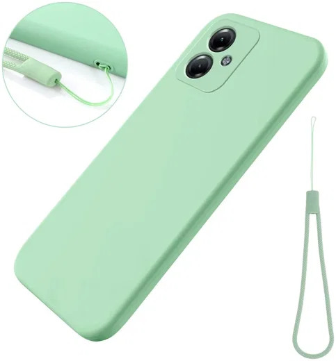 Motorola Moto G54 Hoesje Siliconen Back Cover Groen afbeelding 4