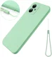 Motorola Moto G54 Hoesje Siliconen Back Cover Groen afbeelding 4