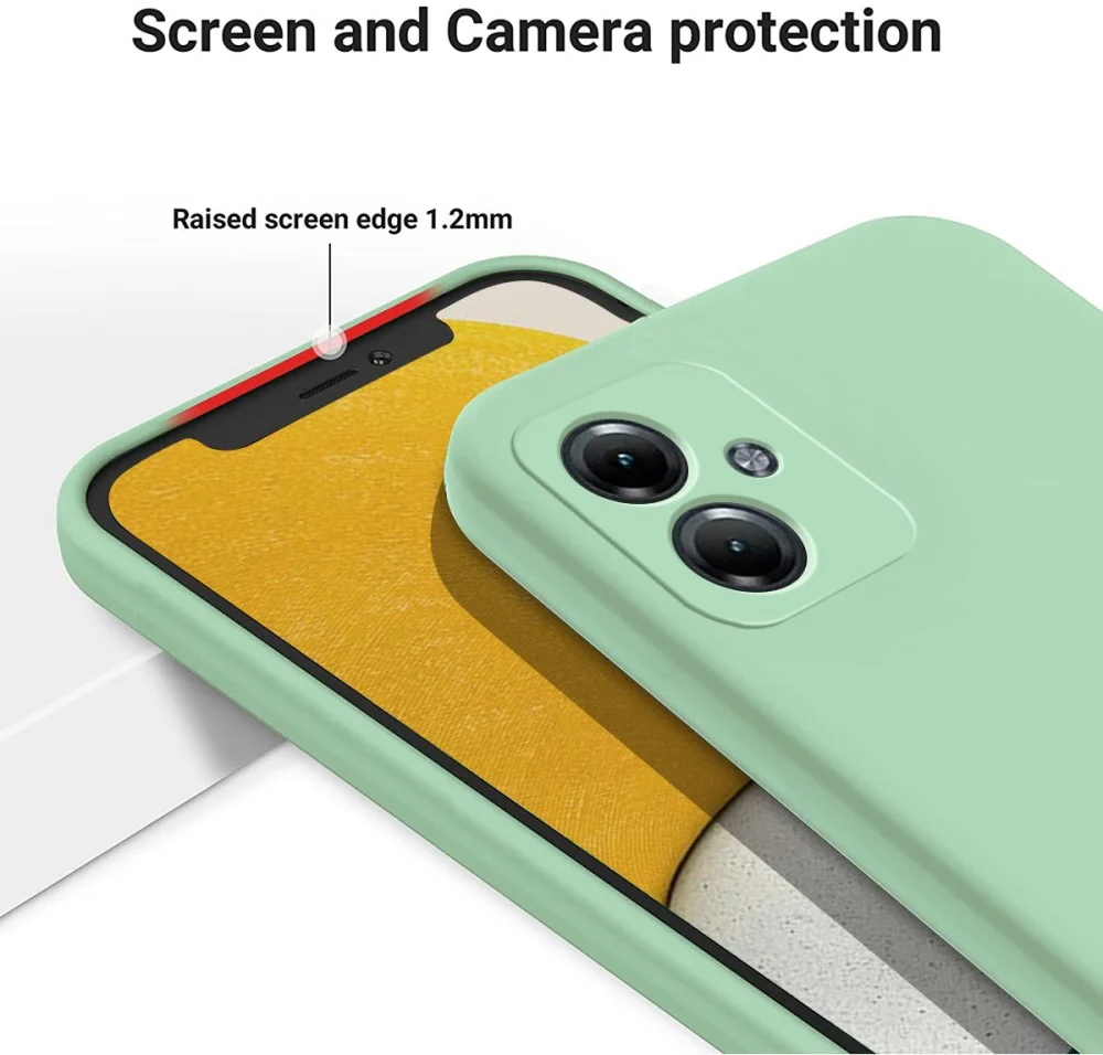 Motorola Moto G54 Hoesje Siliconen Back Cover Groen afbeelding 6