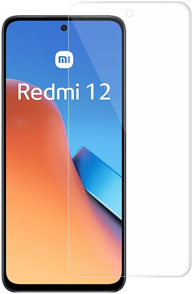 Xiaomi Redmi 12 Screen Protector 0.3mm Arc Edge Tempered Glass afbeelding 1