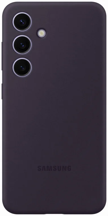 Origineel Samsung Galaxy S24 Hoesje Silicone Case Back Cover Paars afbeelding 1
