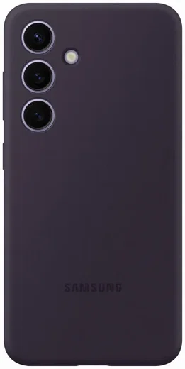 Origineel Samsung Galaxy S24 Hoesje Silicone Case Back Cover Paars afbeelding 1