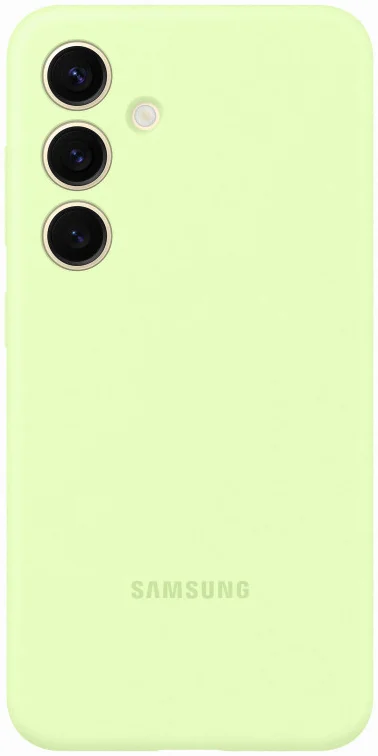 Origineel Samsung Galaxy S24 Hoesje Silicone Case Back Cover Groen afbeelding 1