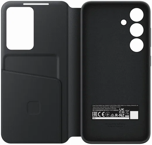 Origineel Samsung Galaxy S24 Hoesje Smart View Wallet Case Zwart afbeelding 5