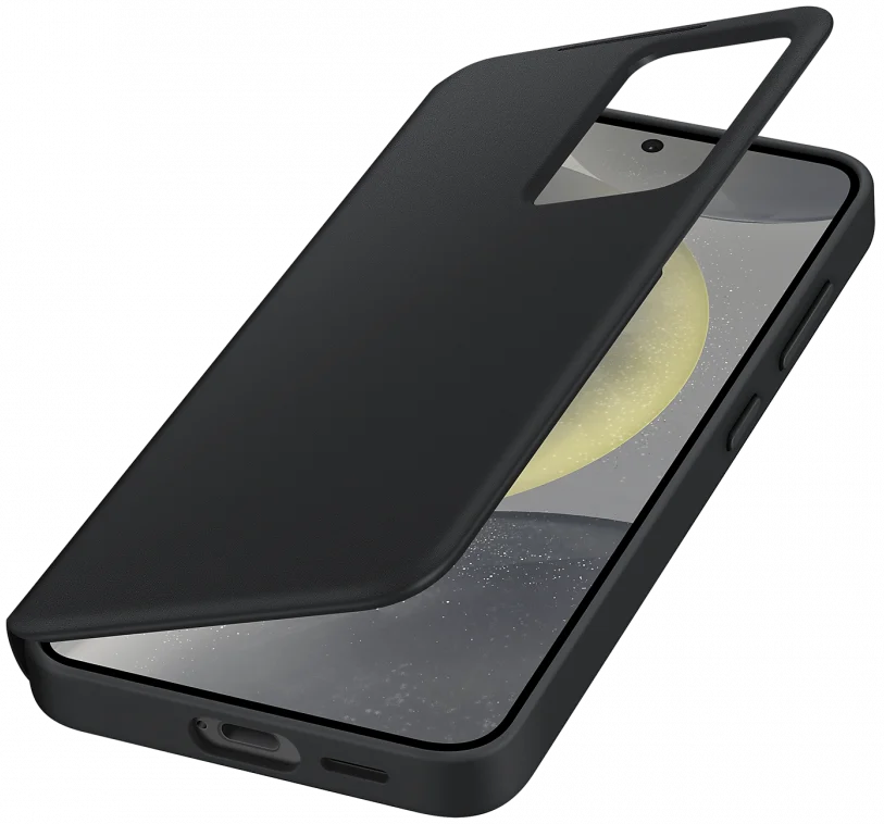 Origineel Samsung Galaxy S24 Hoesje Smart View Wallet Case Zwart afbeelding 2