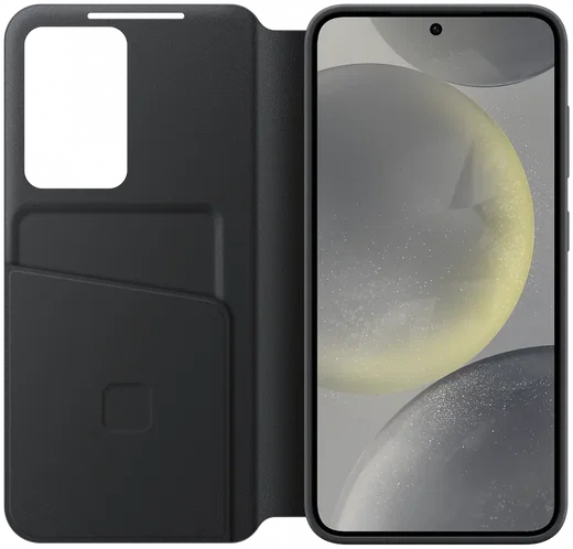 Origineel Samsung Galaxy S24 Hoesje Smart View Wallet Case Zwart afbeelding 3