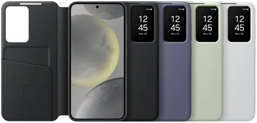 Origineel Samsung Galaxy S24 Hoesje Smart View Wallet Case Zwart afbeelding 6
