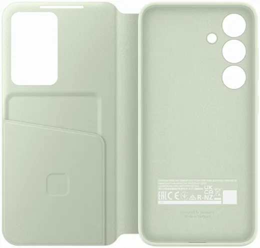 Origineel Samsung Galaxy S24 Hoesje Smart View Wallet Case Groen afbeelding 4