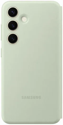 Origineel Samsung Galaxy S24 Hoesje Smart View Wallet Case Groen afbeelding 5