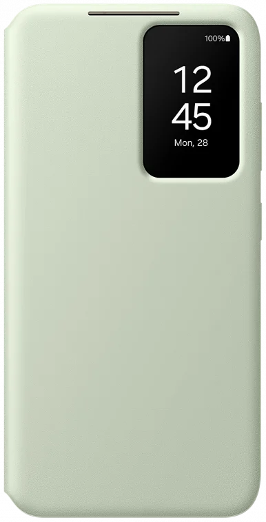Origineel Samsung Galaxy S24 Hoesje Smart View Wallet Case Groen afbeelding 1