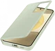 Origineel Samsung Galaxy S24 Hoesje Smart View Wallet Case Groen afbeelding 2
