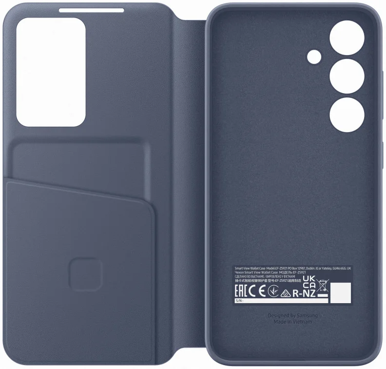 Origineel Samsung Galaxy S24 Hoesje Smart View Wallet Case Paars afbeelding 5