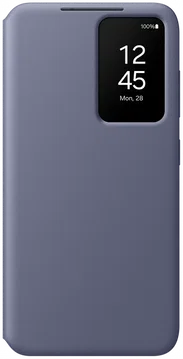 Origineel Samsung Galaxy S24 Hoesje Smart View Wallet Case Paars