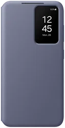 Origineel Samsung Galaxy S24 Hoesje Smart View Wallet Case Paars afbeelding